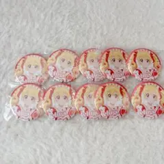 アイカツ girly red 星宮いちご 音城セイラ 缶バッジ - メルカリ