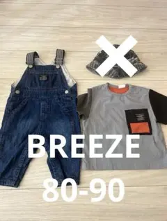 BREEZE SHIPSKIDS 80-90 まとめ売り　サロペット　Tシャツ