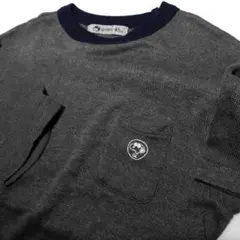 希少 45R✨PEANUTS スビンニットソー クレリックTシャツ リンガー T