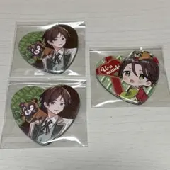 うらたぬき 缶バッジ バレンタイン そらまふうらさか