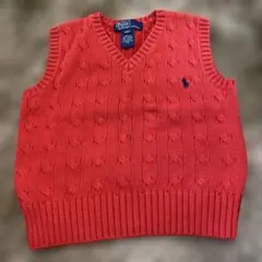 Polo by Ralph Lauren 赤ベスト 3/3T 100サイズ