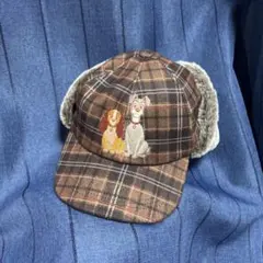 ディズニー　わんわん物語　キャップ　レディ　トランプ　帽子　ディズニーランド