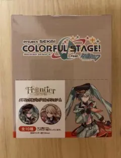プロセカ Frontier メタリック缶バッジ コレクション A