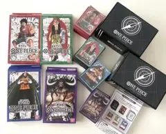 ワンピース　カードゲーム　スタートデッキ　4セット　スリーブ　ストレージボックス
