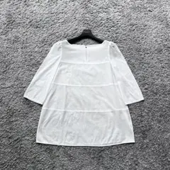 美品¥36,300♡FOXEY ロゴ刺繍カットソー(42 L・キャンディピンク