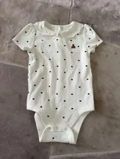 baby GAP くま刺繍 ハート柄 ロンパース 70 6-12ヶ月