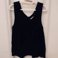 Triot ネイビー ニットベスト