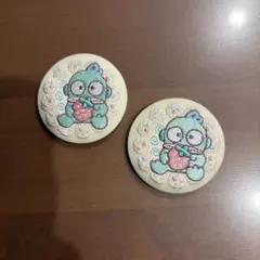 サンリオ 刺繍缶バッジ