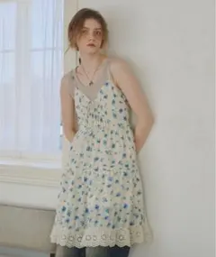 最終値下げ　lace cami onepiece/レースキャミワンピースのサムネイル