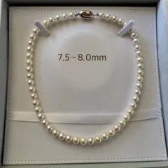 お買い得です テリ最強 アコヤ真珠 オーロラロゼ 6.5-7mm ネックレス