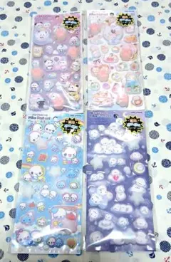 【新品未開封】ピカプニシール　蓄光　ぷにぷに　あわわ　シマエナガ　もちぱん