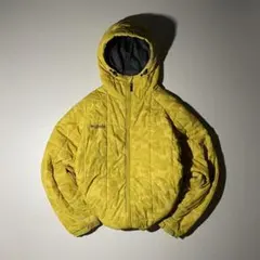 コロンビア hooded puffer jacket 迷彩　カモフラ　イエロー