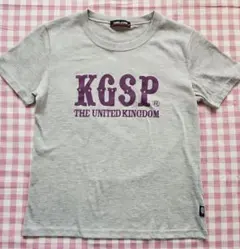 KANGOL グレー ★レディース半袖Tシャツ☆ キラキラストーン付き★Mサイズ