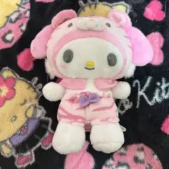 マイメロディ トラ柄　マスコット　キーホルダー