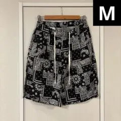 monkey time ショートパンツ　ペイズリー柄　バンダナ柄　Mのサムネイル