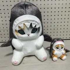 【匿名発送】新品未使用‼️モフサンド　サメにゃん～和～BIGぬいぐるみ　マスコット