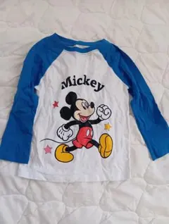 ミッキーマウス 長袖カットソー S