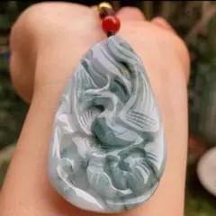 翡翠　天然石　翡翠ネックレス　翡翠ペンダント　ネックレス　ペンダント　本翡翠