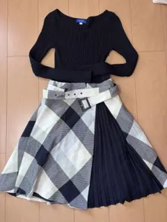 BLUE LABEL CRESTBRIDGE ワンピース セット 36 ネイビー