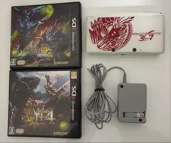 【ソフト2本付】ニンテンドー3DS 本体　モンハン3Gモデル　動作確認済