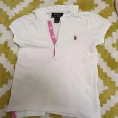POLO RALPH LAUREN フリル付きポロシャツ 4/4T