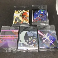 エヴァンゲリオン　ウエハースシール　5枚セット⓶