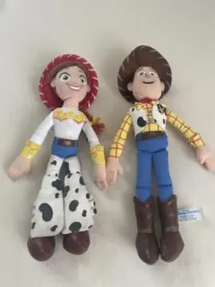 トイストーリー ウッディ ジェシー ぬいぐるみ　キーホルダー