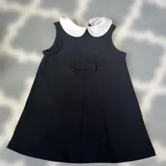 冠婚葬祭用　ワンピース 95サイズ 白い襟付き