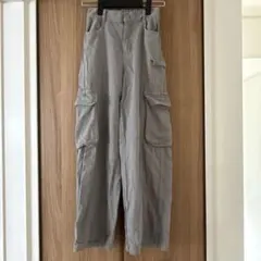 グレー カーゴパンツ 160