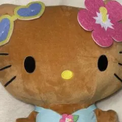 日焼けキティ　Ｌサイズぬいぐるみ