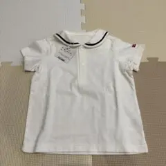 ミキハウス　ホットビスケッツ セーラーカラー Tシャツ 80