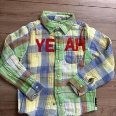 BREEZE チェック柄 長袖シャツ