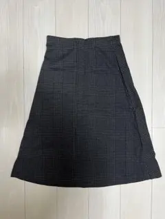 ユニクロ　チェック　スカート