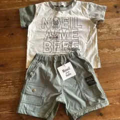 Noeil aime BeBe べべ　90cm Tシャツ　短パン　半ズボン