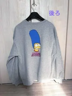 THE SIMPSONS マージ・シンプソン スウェット グレー　LL