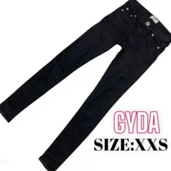 ⭐️A943⭐️ GYDA ♥ 美脚 ブラック 黒 ワンウォッシュスキニーパンツ