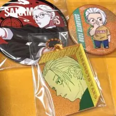 サカモトデイズ 坂本太郎 缶バッジ アクリルキーホルダー 3点セット