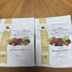 ミシュワン 成犬用 ドッグフード 国産マグロ&タラ 1kg 小粒 2個セット