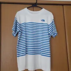 最終価格お値下げ❌➡️ノースフェイス×メンズストライプ Tシャツ L