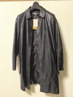 EDEMEGA ブラック　フェイクレザージャケットML