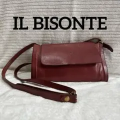 IL BISONTE イルビゾンテ レザーショルダーバッグ クロスボディバッグ