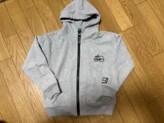 CAMP7 フルジップパーカー 120cm グレー