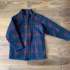 (ユニクロ)キッズフリース：リバーシブルジャンパー(110㎝)