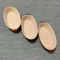 オーバル型 グラタン皿 3個セット