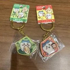 치이카와 하치와레 宮城 笹かま こけし ご当地 ダイカットキーホルダー