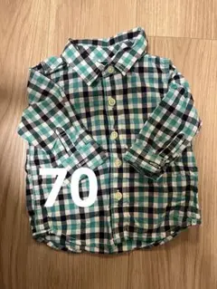 babyGap チェック柄シャツ 70cm