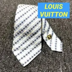 ④【美品】☆LOUIS VUITTON☆高級シルク100% ネクタイ