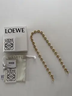 週末タイムセールLOEWE ドーナツチェーン ゴールドショルダーストラップ 週末タイムセールLOEWE ドーナツチェーン ゴールドショルダー