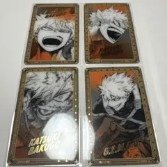 ヒロアカ 原画展 箔押しクリアカード 爆豪勝己