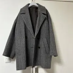 journalstandard ダブルカラーチェックコート